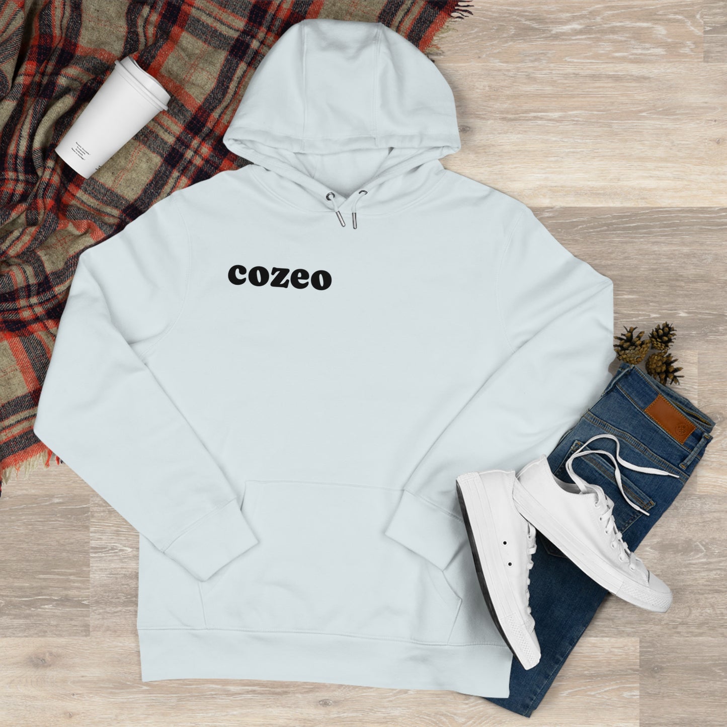 Stylish Cozeo King Hooded Sweatshirt, Casual Wear, Gift for Him, Streetwear Fashion, Cozy Sweatshirt