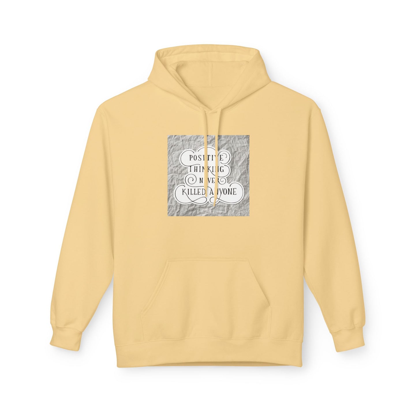 Positive Vibes  Fleece Hoodie | Cozy, Casual Apparel for Friends, Gift for Occasions, Perfect for Everyday Wear