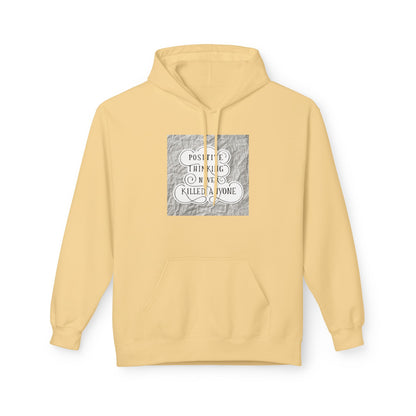 Positive Vibes  Fleece Hoodie | Cozy, Casual Apparel for Friends, Gift for Occasions, Perfect for Everyday Wear