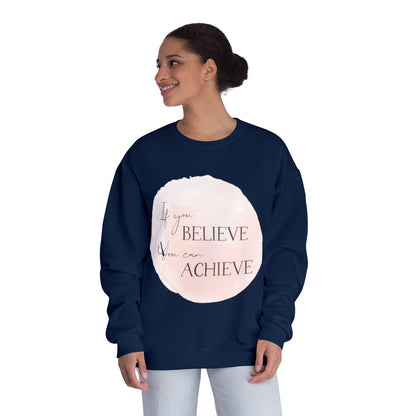 Inspirational Crewneck Sweatshirt, Motivational Wear, Gift for Her, Cozy Fashion, Positive Quote Apparel, Everyday Comfort