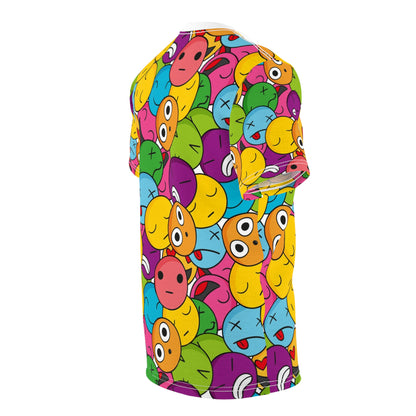 Colorful Emoji Tee, Fun & Quirky Graphic Shirt, Gift for Friends, Casual Wear, Birthday or Party Attire