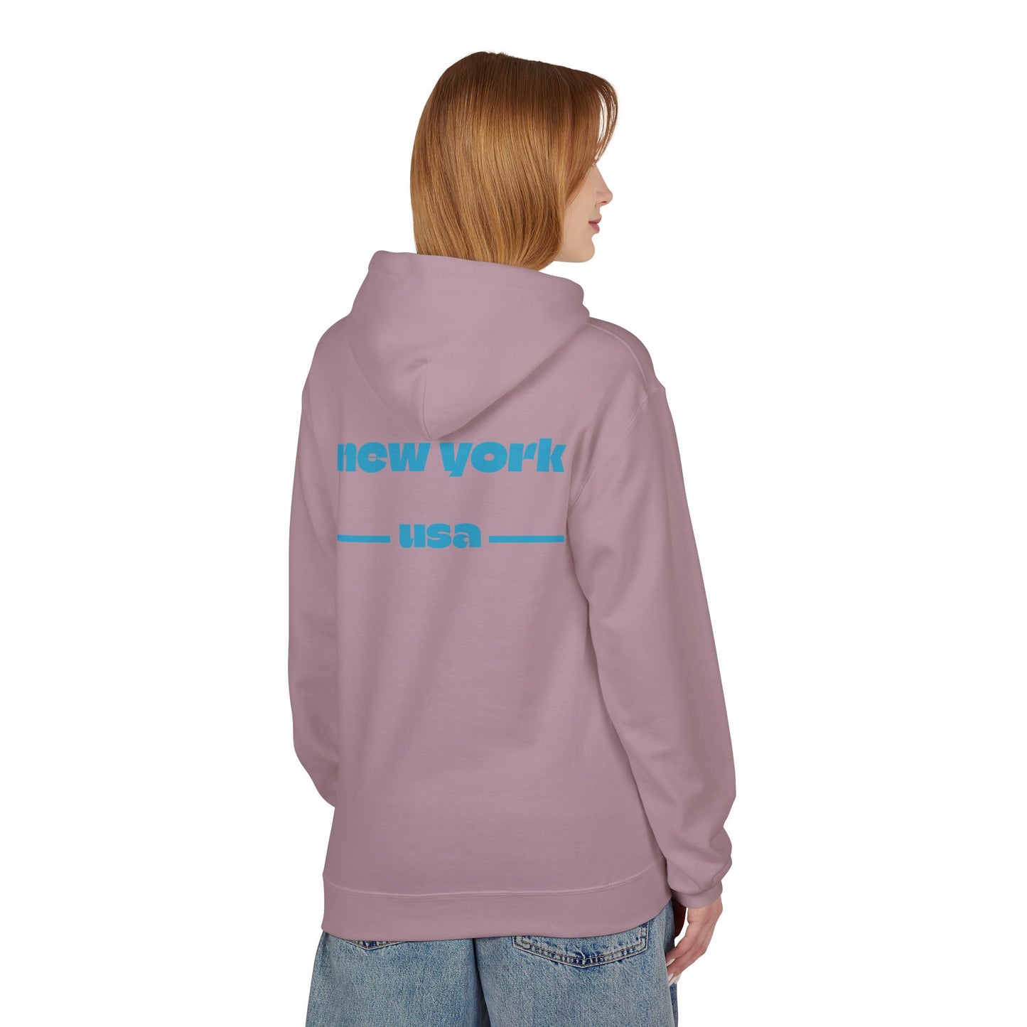 New York Star Hoodie, Fleece Sweatshirt, Casual Streetwear, Perfect Gift for Travelers, Cozy Hoodie, Summer Essential