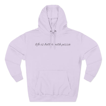 Cozy Pizza Hoodie, Fun Graphic Fleece Sweatshirt, Ideal for Food Lovers, Casual Wear, Gift for Pizza Lovers, Comfort and Style