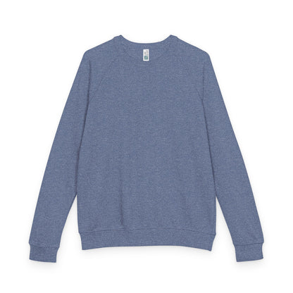 French Terry Raglan Crewneck Sweatshirt, Cozy Casual Wear, Perfect for Lounging, Gift for Him and Her, Everyday Comfort