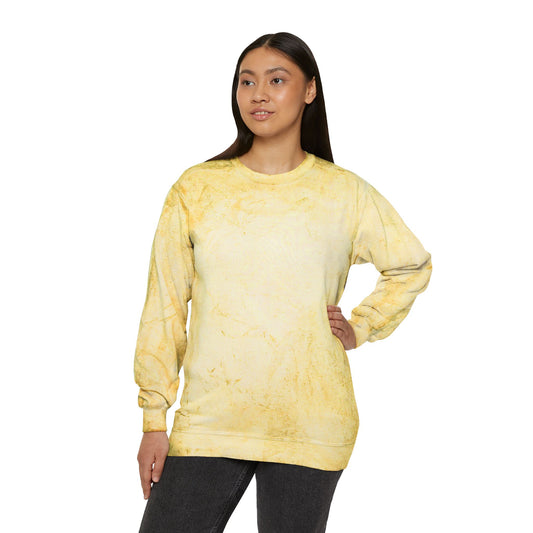 Color Blast  Crewneck Sweatshirt, Tie-Dye Pullover, Casual Hoodie, Trendy Gift for Her, Spring Fashion, Cozy Sweater