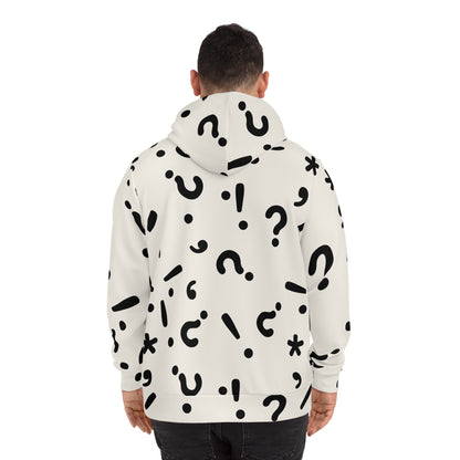 Playful Patterned Hoodie, Trendy Sweatshirt, Gift for Teens, Casual Wear, Unique Statement Piece