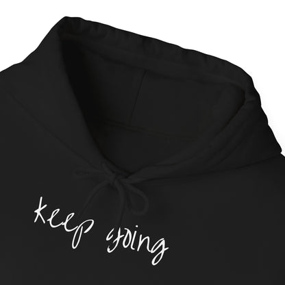 keep going design Heavy Blend™ Hooded Sweatshirt
