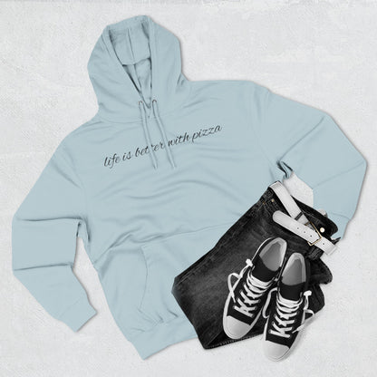 Cozy Pizza Hoodie, Fun Graphic Fleece Sweatshirt, Ideal for Food Lovers, Casual Wear, Gift for Pizza Lovers, Comfort and Style