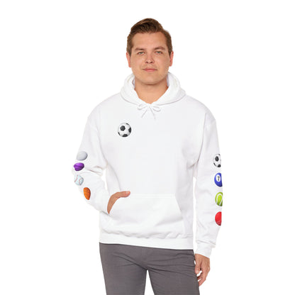 Sports-Themed Hoodie, Perfect for Athletes, Gifts for Sports Lovers, Cozy Sweatshirt for Game Days, Casual Wear