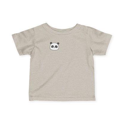 Cute Panda Infant Tee, Baby T-Shirt, Toddler Shirt, Unique Gift for Babies, Animal Lover Apparel, Cute Kids Clothes