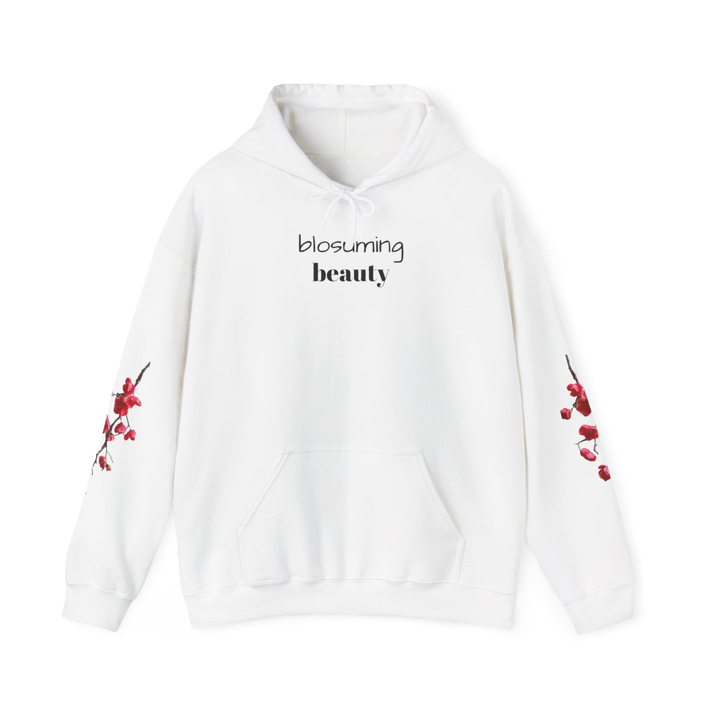 Blossoming Beauty Hoodie - Cozy  Sweatshirt for Spring Fashion, Gift for Her, Floral Hoodie, Casual Style, Spring Outfit