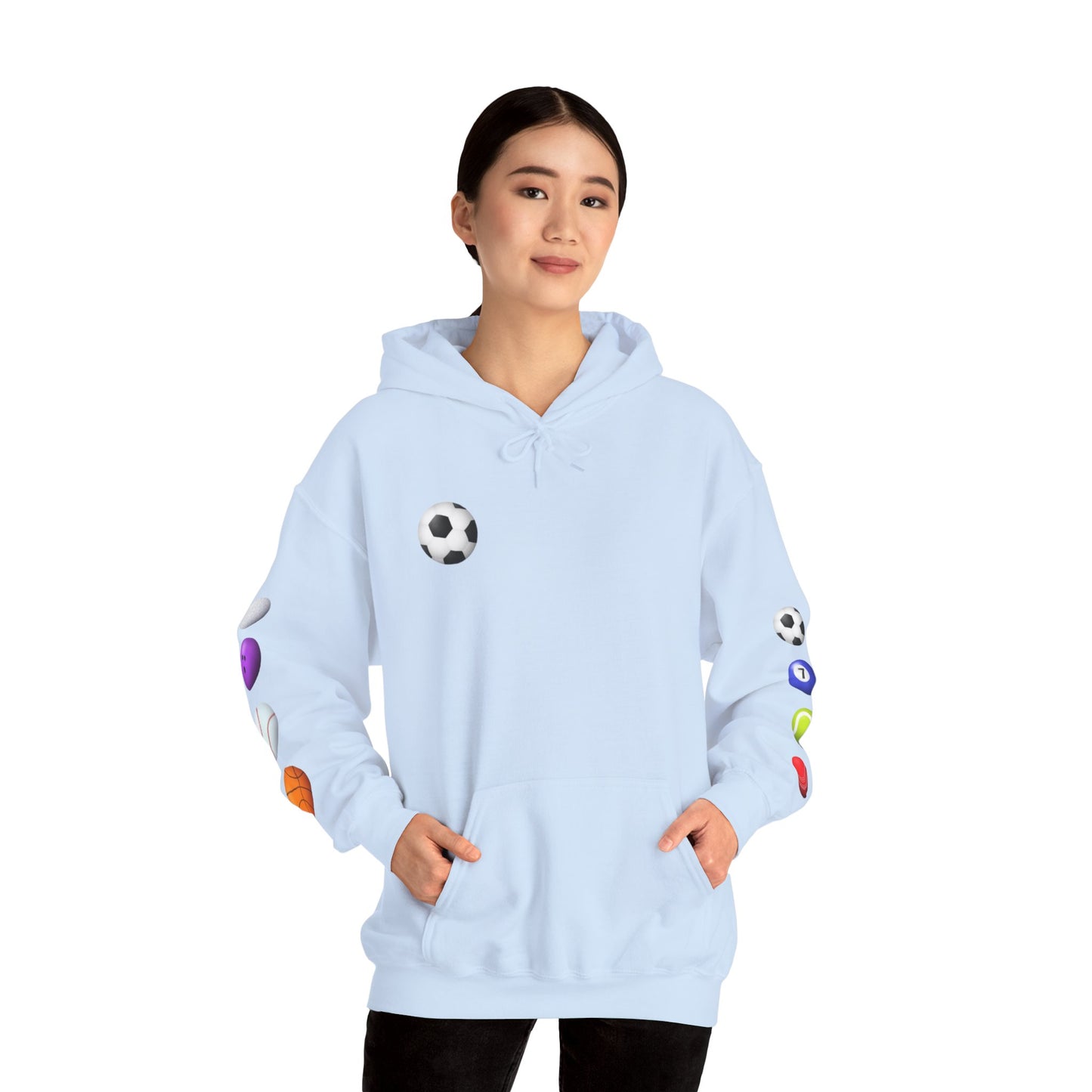 Sports-Themed Hoodie, Perfect for Athletes, Gifts for Sports Lovers, Cozy Sweatshirt for Game Days, Casual Wear