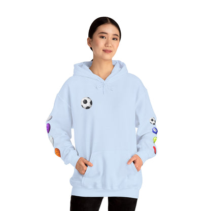 Sports-Themed Hoodie, Perfect for Athletes, Gifts for Sports Lovers, Cozy Sweatshirt for Game Days, Casual Wear