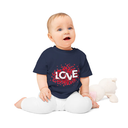 Love Baby T-Shirt | Cute Baby Outfit, Newborn Gift, Baby Shower Gift, Floral Print Toddler Top