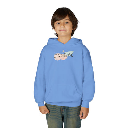 Inspire Youth Hoodie - Cozy Sweatshirt for Teens, Inspirational Gift, Casual Outfit, Schoolwear, Birthday Present