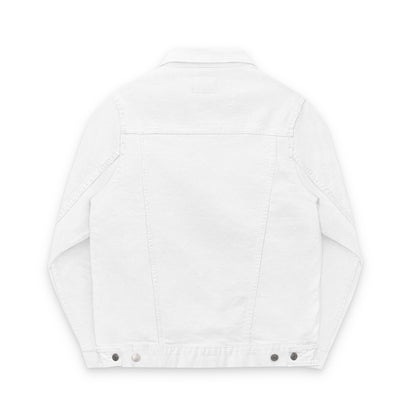 Embroidered  Denim Jacket, Casual Outerwear, Spring Fashion, Personalized Gift, Stylish Layering, Everyday Wear