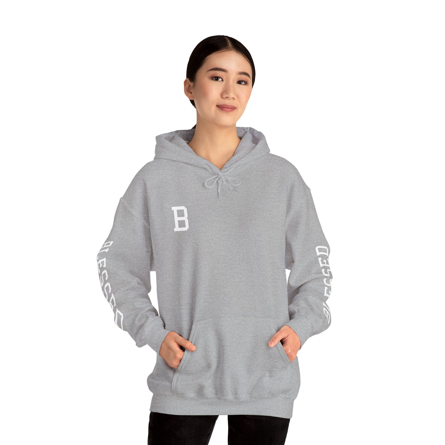Blessed  Hoodie - Cozy Sweatshirt Gift for Friends, Family, Comfortable Lounge Wear, Faith-Inspired Apparel, Perfect for [...]