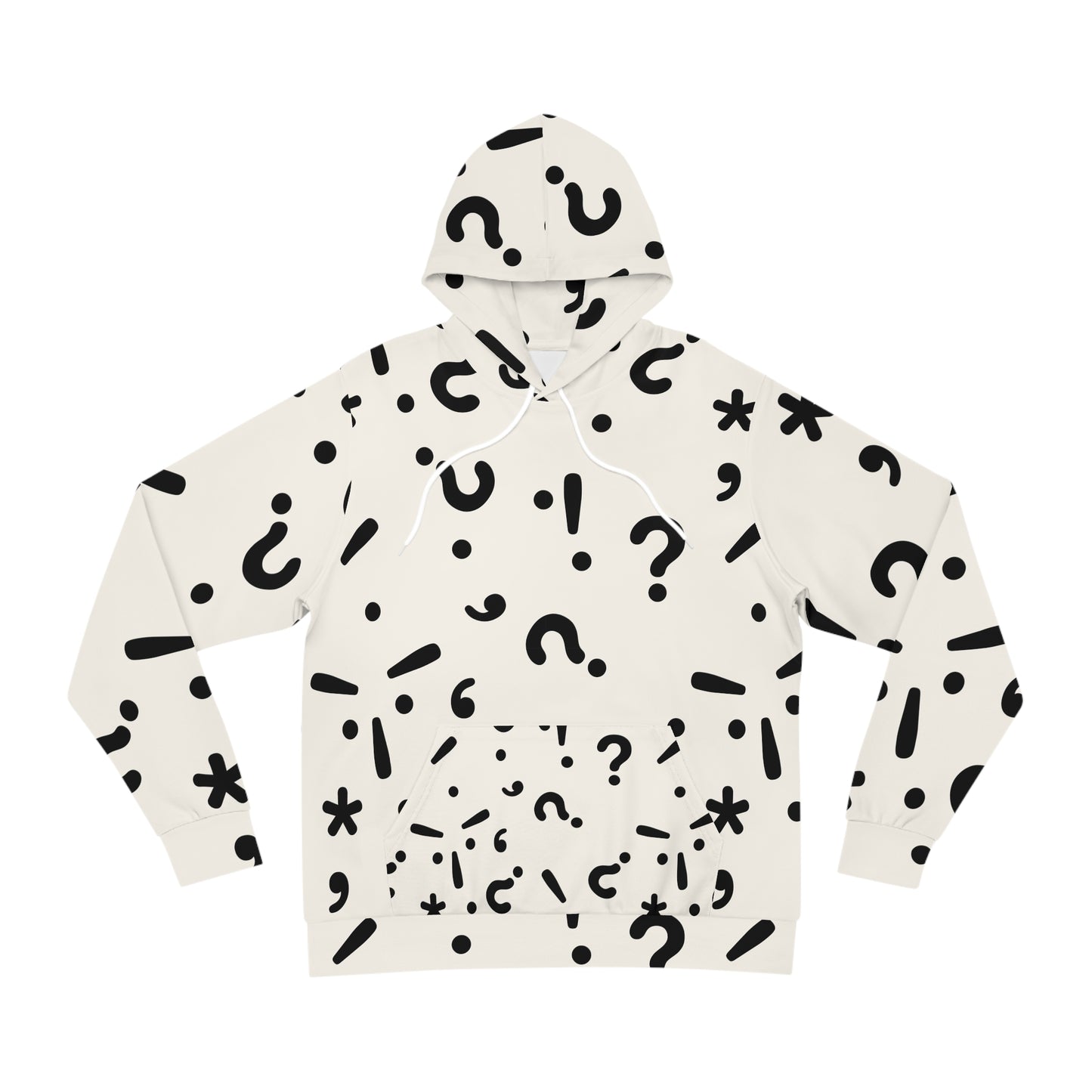 Playful Patterned Hoodie, Trendy Sweatshirt, Gift for Teens, Casual Wear, Unique Statement Piece