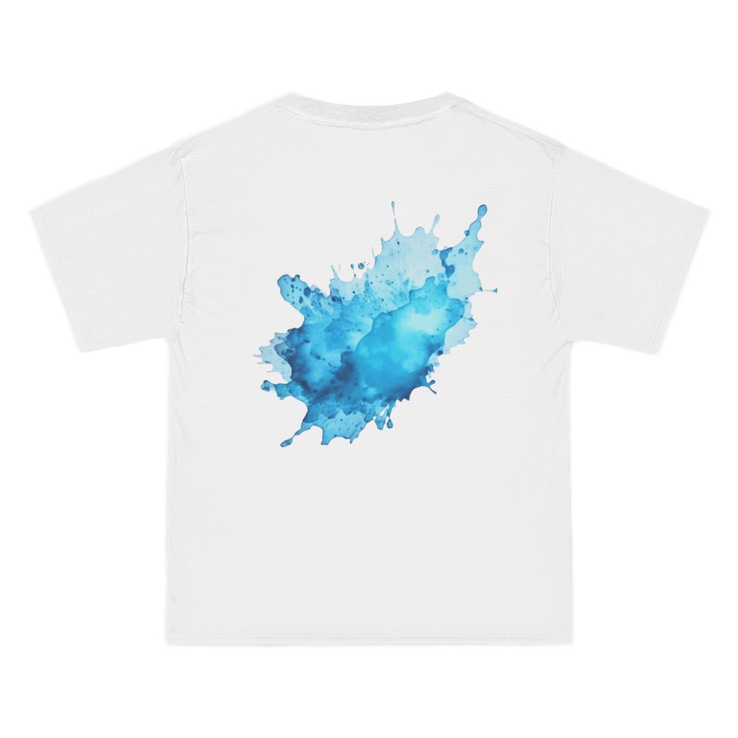 Artistic Watercolor T-Shirt - Creative Gift for Artists, Vibrant Short-Sleeve Tee, Casual Wear, Unique Art Apparel, Summer Fashion