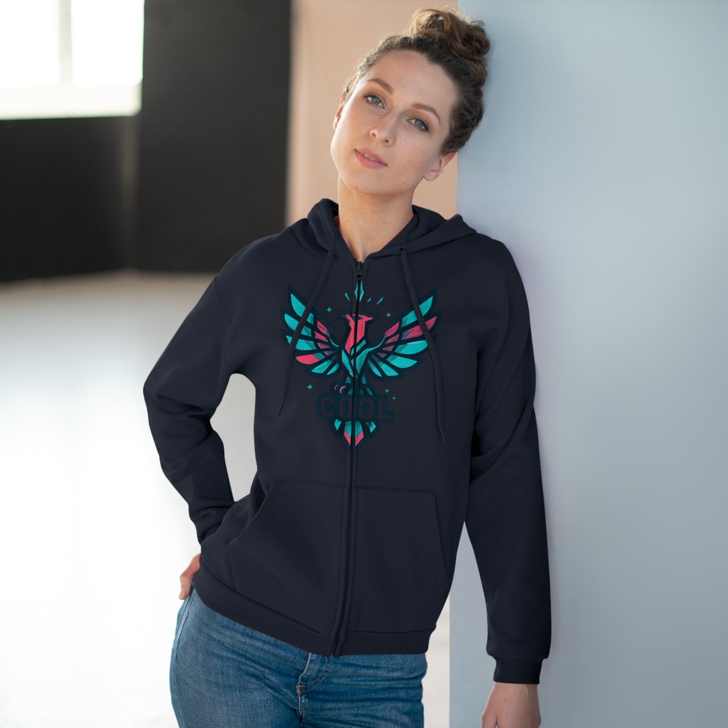 Stylish  Hooded Zip Sweatshirt with Vibrant Design | Casual Outerwear, Perfect for Gifting, Everyday Wear, Holidays, Unique [...]