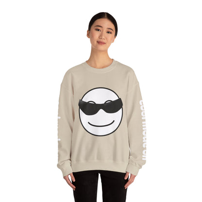 Cool Vibes Crewneck Sweatshirt, Chill Fashion, Casual Wear, Trendy Gift, Lounge Pullover