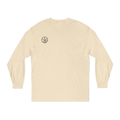 Minimalist Graphic Long Sleeve T-Shirt,  Casual Wear, Everyday Comfort, Stylish Layering Essential, Gift for Friends