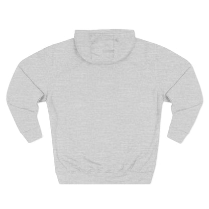 Inspiring Three-Panel Fleece Hoodie, Cozy Pullover, Motivational Gift, Everyday Wear, Layering Essential