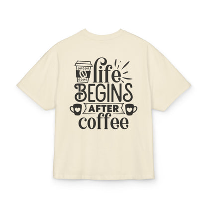 Life Begins After Coffee Box Tee,  Graphic T-Shirt, Casual Coffee Lover Apparel, Gift for Coffee Enthusiasts, Comfortable [...]