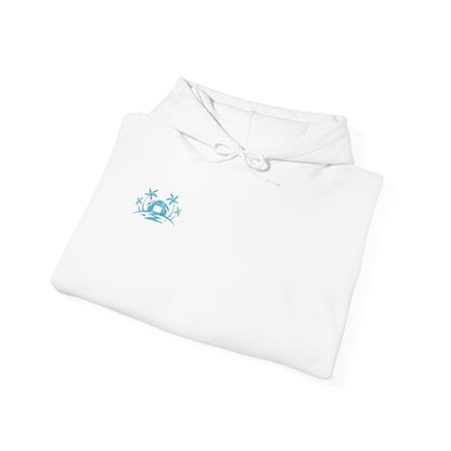 Cozy Star Emblem  Hooded Sweatshirt - Perfect Gift for Friends, Casual Wear, Outdoor Activities, Cozy Layering, Winter Essentials