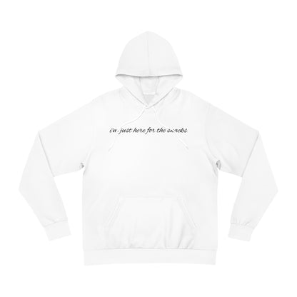 Cozy Statement Hoodie: "I'm Just Here for the Snacks" - Perfect for Food Lovers, Casual Wear, Gifts, Birthdays, Holidays