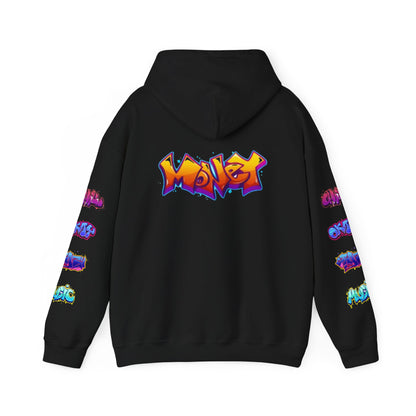Graffiti Art  Hoodie - Cozy Streetwear, Unique Gift for Art Lovers, Perfect for Festivals, Casual Wear, Cool Graphic Sweatshirt