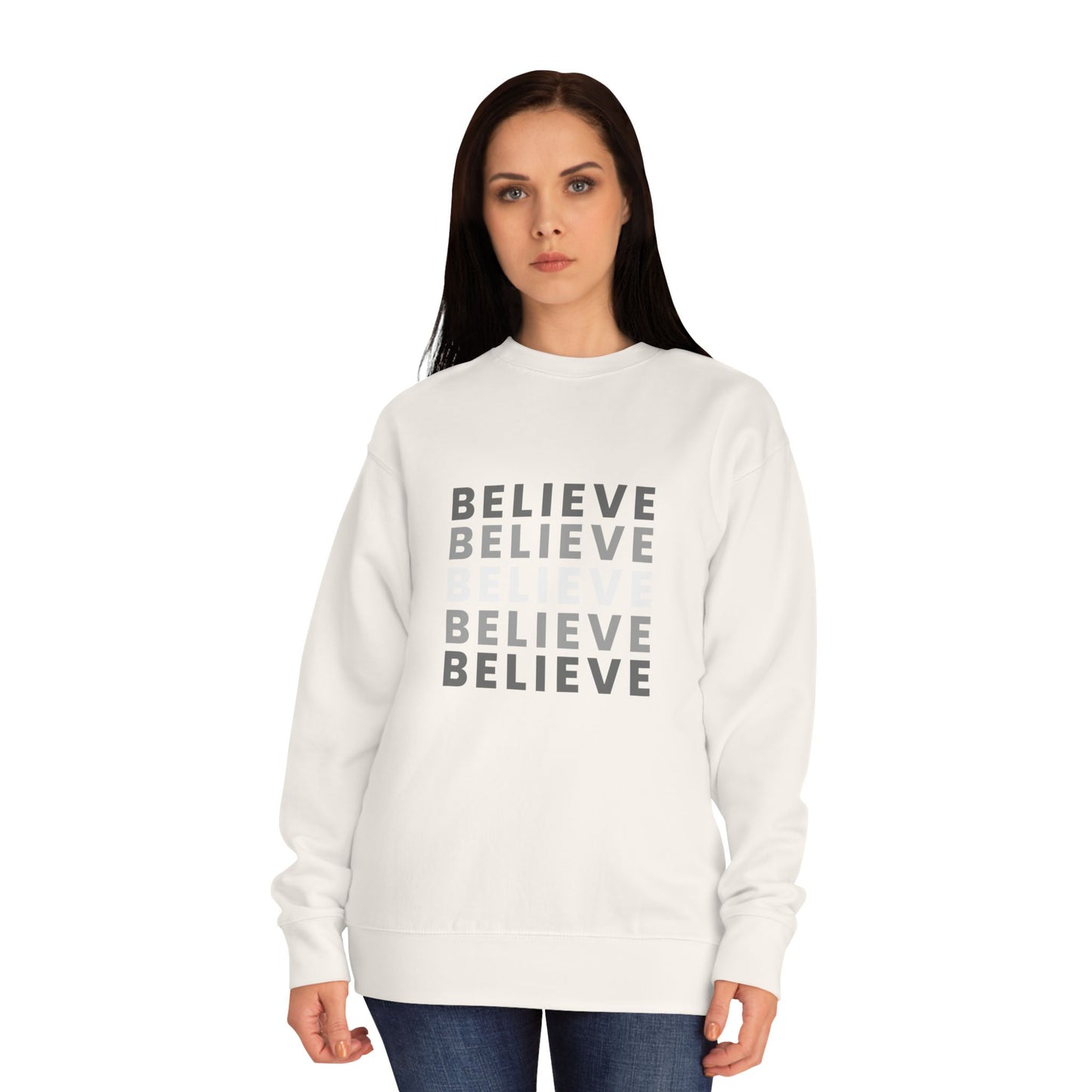 Believe Crew Sweatshirt | Cozy  Sweatshirt for Casual Comfort | Motivational Gift for Friends and Family, Daily Wear, [...]