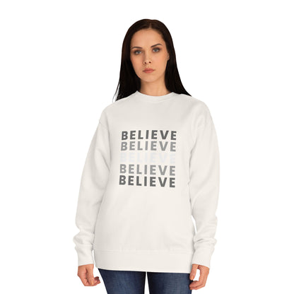 Believe Crew Sweatshirt | Cozy  Sweatshirt for Casual Comfort | Motivational Gift for Friends and Family, Daily Wear, [...]