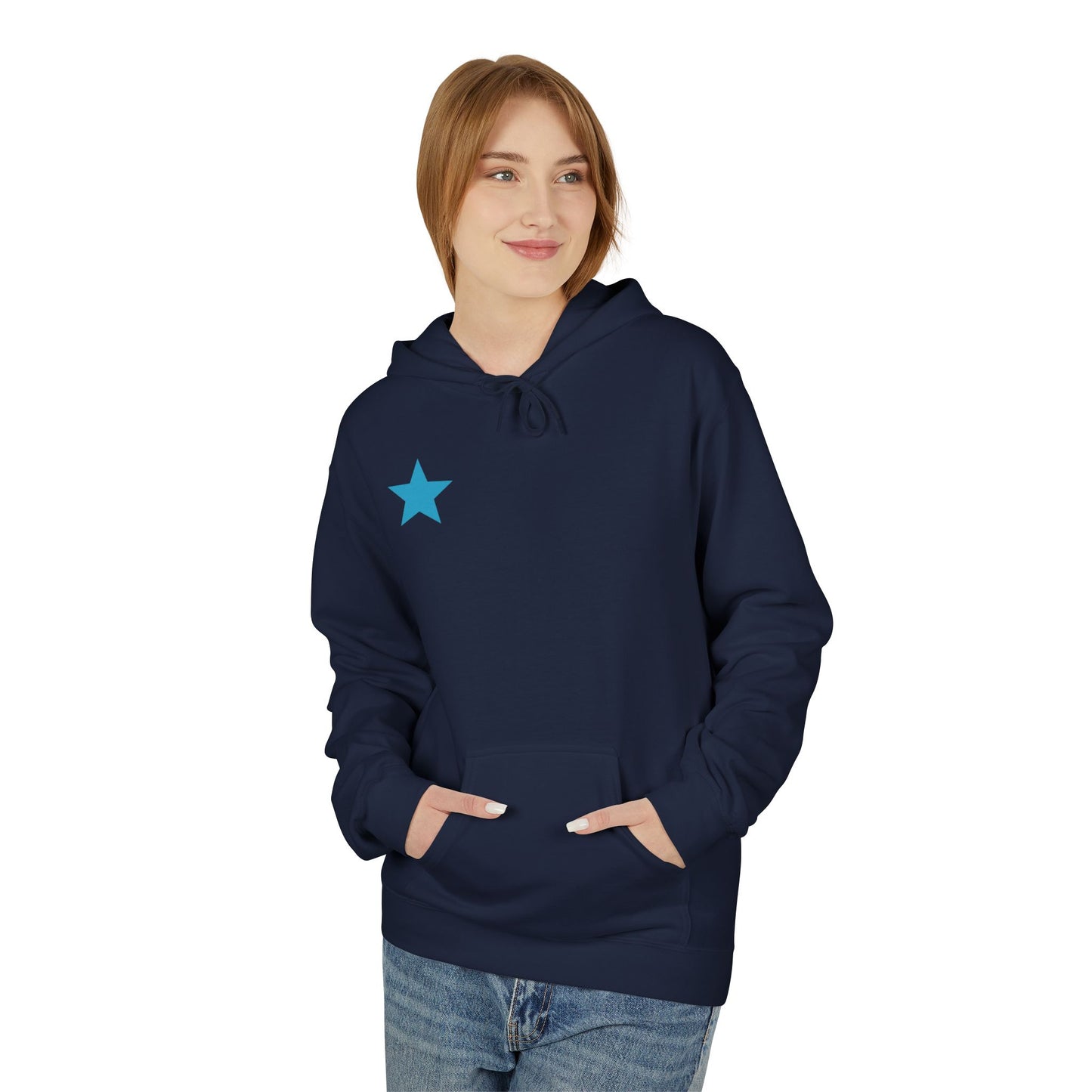 New York Star Hoodie, Fleece Sweatshirt, Casual Streetwear, Perfect Gift for Travelers, Cozy Hoodie, Summer Essential