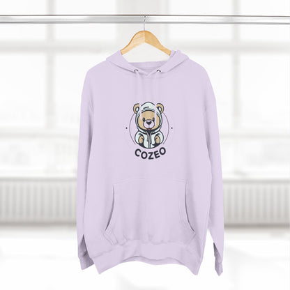 Cozy Bear Fleece Hoodie, Cute Animal Hoodie, Gifts for Animal Lovers, Winter Wardrobe Essential, Perfect for Cozy Nights