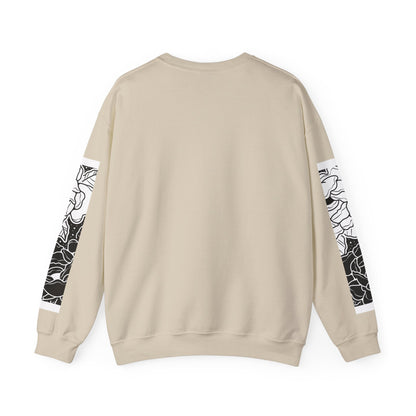 Floral Print Crewneck Sweatshirt, Cozy Sweatshirt, Casual Wear, Perfect Gift, Spring Fashion, Everyday Comfort