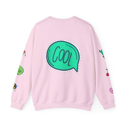 Cool Summer Vibes  Crewneck Sweatshirt, Lightweight Casual Wear, Summer Fashion, Gift for Friends, Sunny Day Outfits, Trendy Apparel