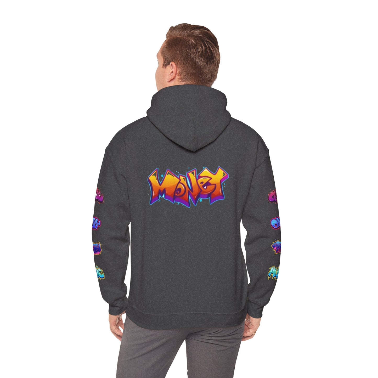 Graffiti Art  Hoodie - Cozy Streetwear, Unique Gift for Art Lovers, Perfect for Festivals, Casual Wear, Cool Graphic Sweatshirt