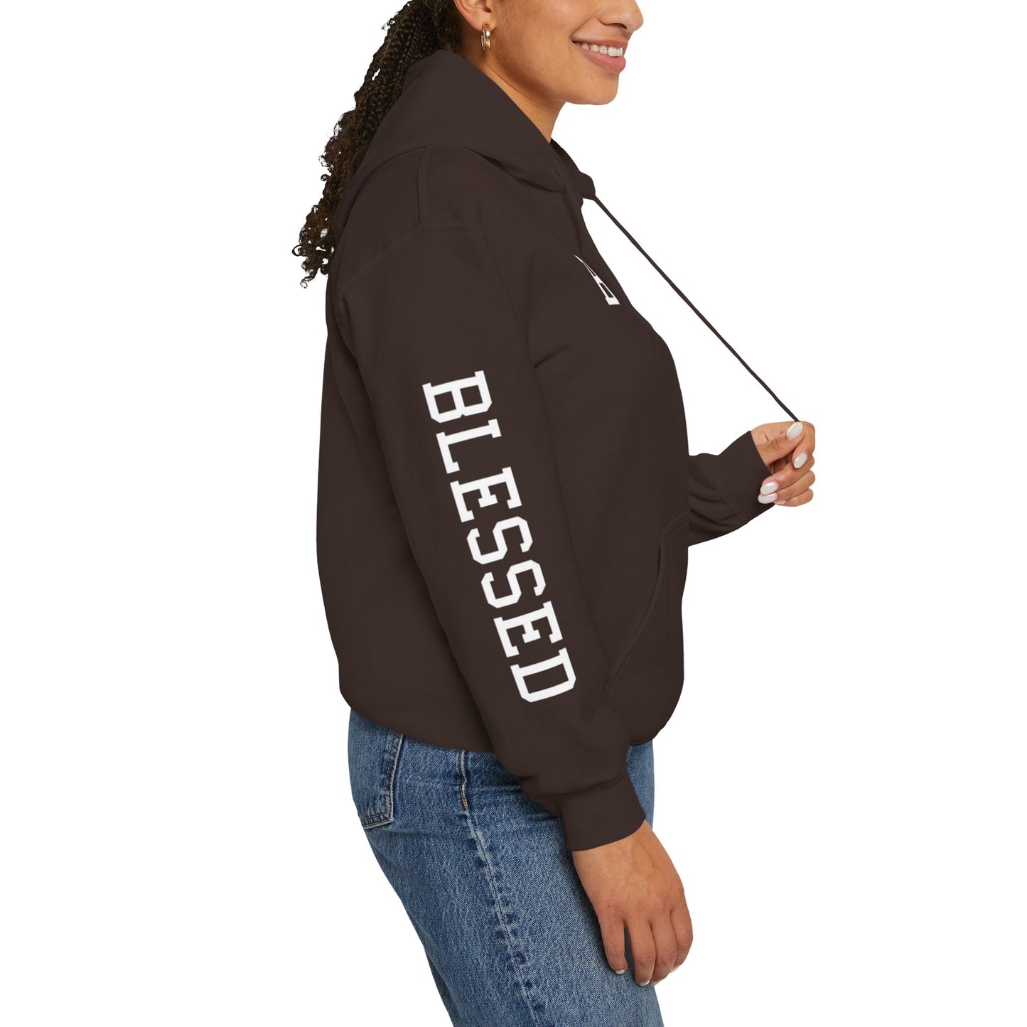 Blessed  Hoodie - Cozy Sweatshirt Gift for Friends, Family, Comfortable Lounge Wear, Faith-Inspired Apparel, Perfect for [...]