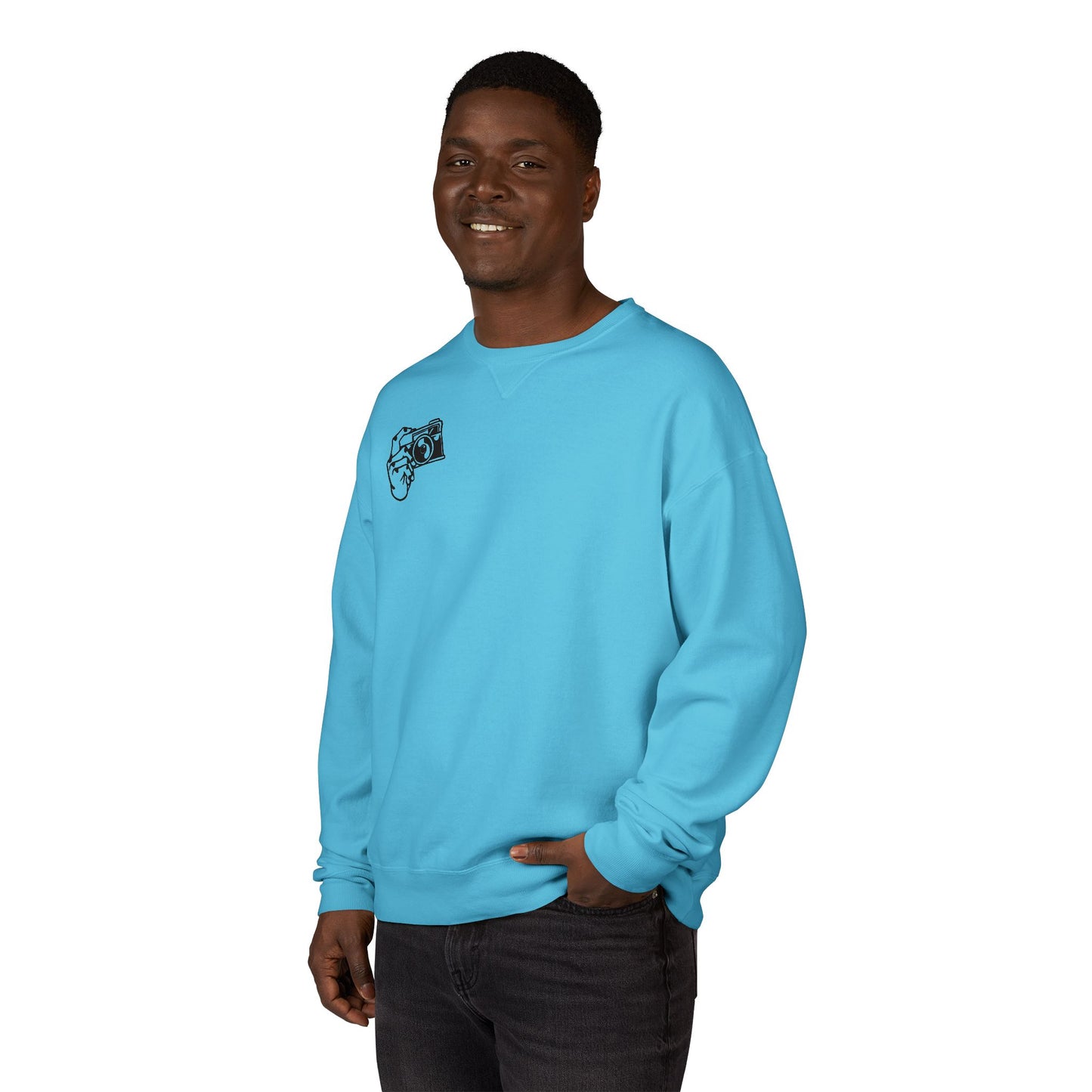 ComfortWash® Garment Dyed Crewneck Sweatshirt, Casual Gamer Sweatshirt, Video Game Lover Gift, Cozy Lounge Wear