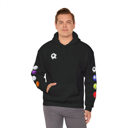 Sports-Themed Hoodie, Perfect for Athletes, Gifts for Sports Lovers, Cozy Sweatshirt for Game Days, Casual Wear