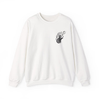 Musical Vibe Crewneck Sweatshirt, Perfect for Music Lovers, Gift, Cozy Style for Concerts, Casual Wear, Thoughtful Present