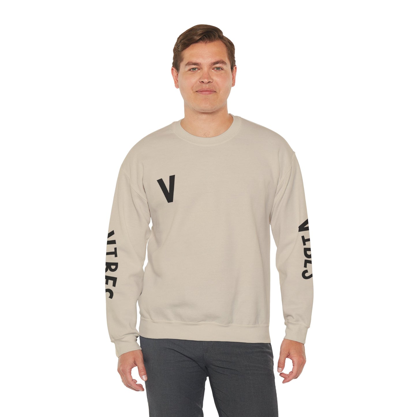 Vibes  Heavy Blend™ Crewneck Sweatshirt - Cozy, Casual, Trendy, Gift for Her/Him, Perfect for Fall/Winter