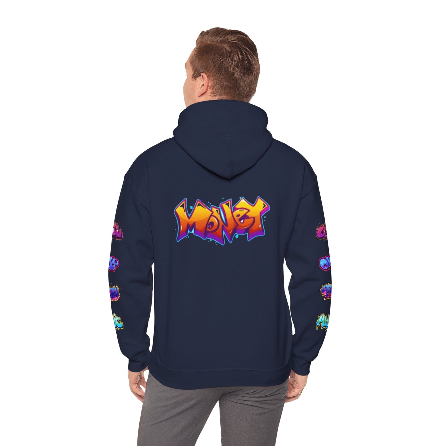 Graffiti Art  Hoodie - Cozy Streetwear, Unique Gift for Art Lovers, Perfect for Festivals, Casual Wear, Cool Graphic Sweatshirt