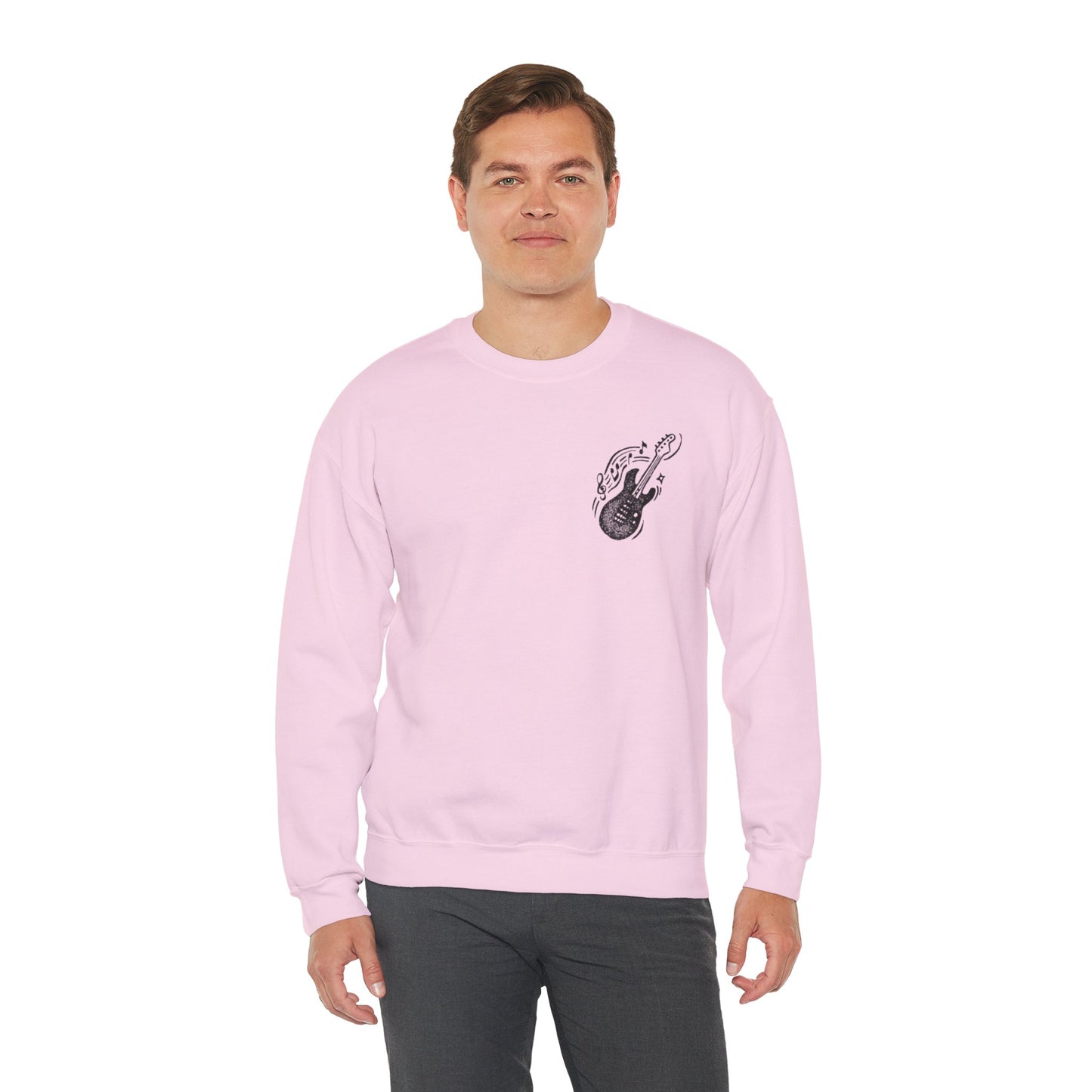 Musical Vibe Crewneck Sweatshirt, Perfect for Music Lovers, Gift, Cozy Style for Concerts, Casual Wear, Thoughtful Present