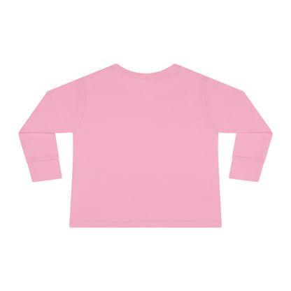 Cute Bunny Toddler Long Sleeve Tee, Rabbit Graphic Kids Shirt, Easter Gift, Spring Style, Toddler Apparel