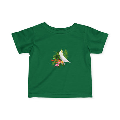 Tropical Floral Infant Tee, Baby Shirt, Cute Kids Tee, Summer Fashion, Baby Shower Gift, Toddler Clothing