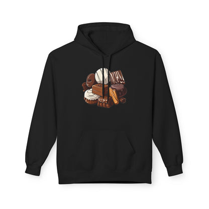 Indulgent Treats Hoodie - Perfect for Dessert Lovers, Cozy Gift, Snack Enthusiast Apparel, Sweet Tooth Hoodie, Funny Dessert Wear