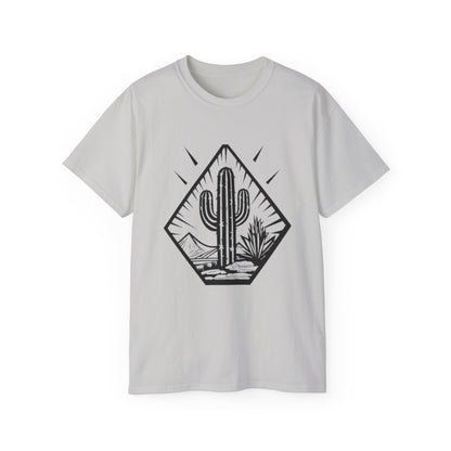 Desert Cactus Tee, Travel Shirt, Nature Lover Gift, Summer Apparel, Outdoorsy Style, Graphic T-shirt