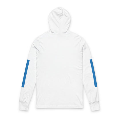 Sporty  Hooded Long Sleeve Tee - Perfect for Athletes, Active Lifestyle, Sports Events, Gifts for Him/Her, Year-round Wear